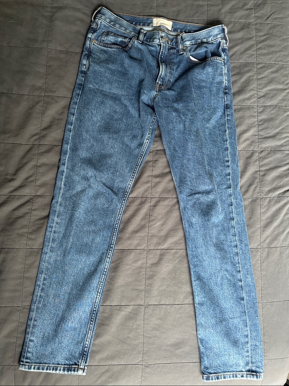 Everlane Men's Blue Denim Jeans - Slim Fit
